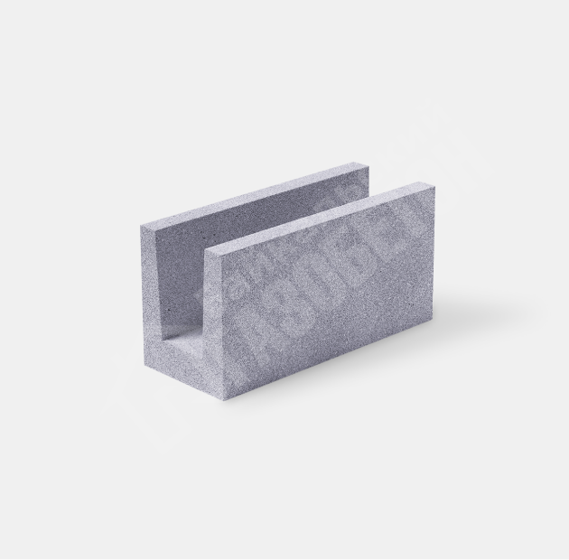 картинка U-Блок автоклавного газобетона Б2, (Краслэнд) 